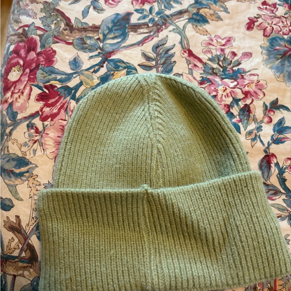 Green Knit Beanie